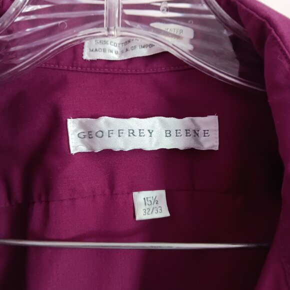 TWO MEN'S GEOFFREY BEENE  BUTTON DOWN SHIRTS - Picture 2 of 9